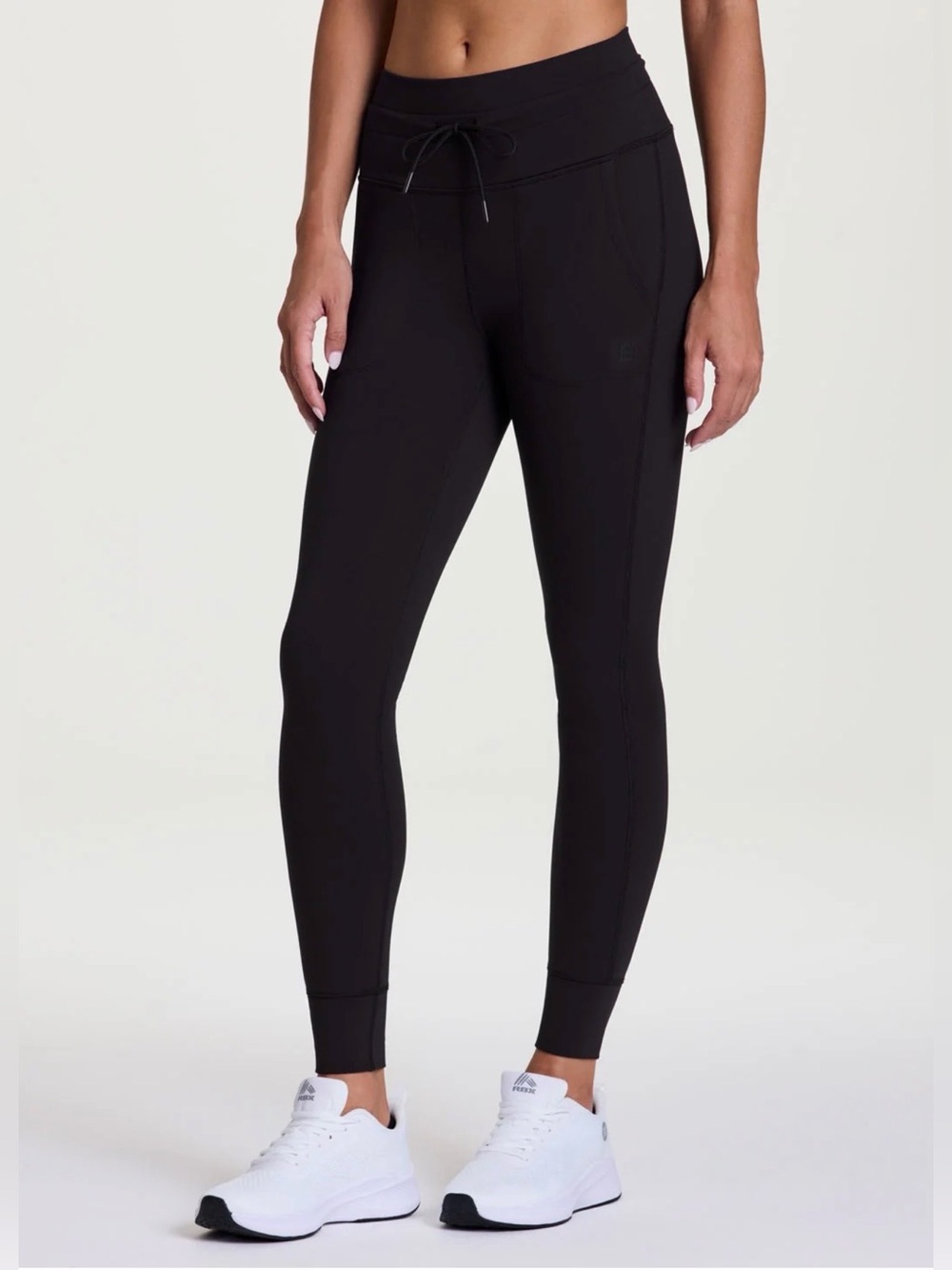 Avalanche fleece lined jogger Black High-Rise Drawstring Leggings xs